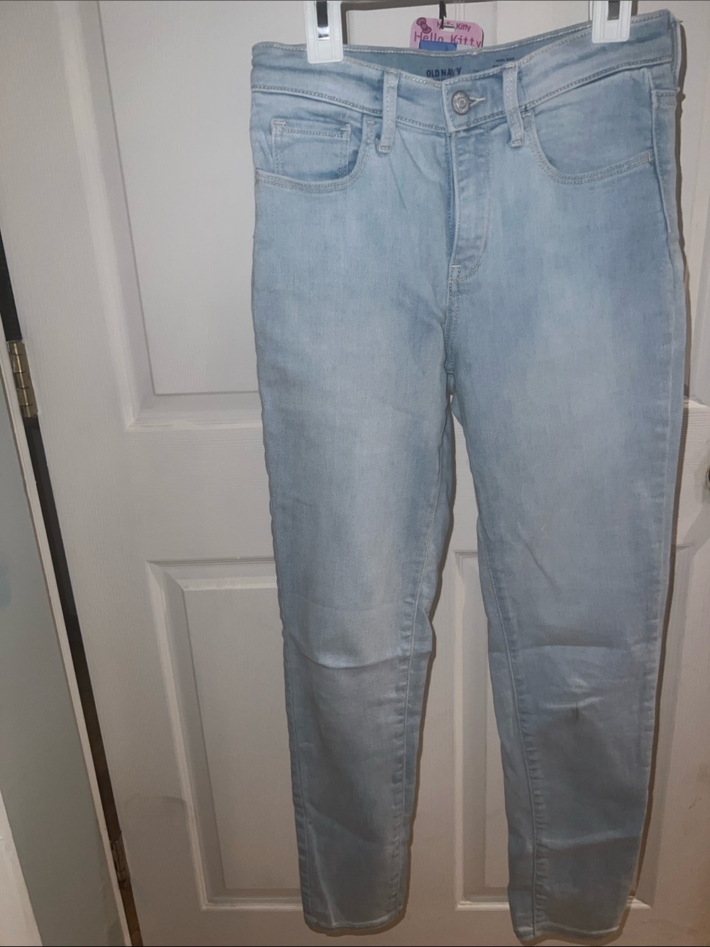 Old Navy Light Blue Slim Straight Girl
 Jeans